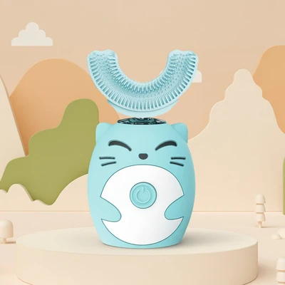 Kids Electric Toothbrush U Shape Automatic Fun Design - Image 1
